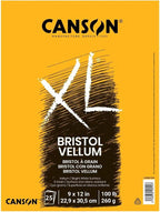 Canson XL Series Vellum Bristol Pad, 100 lb., Top Bound, Fold Over Cover - Image 2