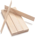 Wooden Dowels for Crafts, Wood Slats Trim Strips for Wall 1/8" × 2" × 12" by Coowayze