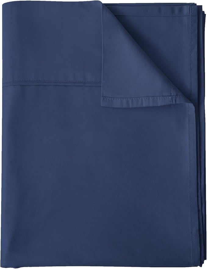Flat Sheet Only Cal King Size, 400 TC 100% Egyptian Cotton Flat Sheet by ShunjieHome
