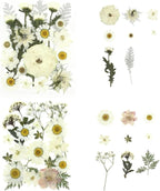 80Pcs Pressed Flowers, Nail Art, Scrapbooking, Candle Holder, Jewelry Making - Image 2