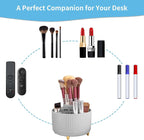 Marbrasse Desk Organizer, 360-Degree Rotating Pen Holder, Desk Organizers and - Image 6