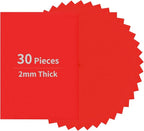 biguphate 30 Pack Red EVA Foam Sheets, 11.8 x 7.87 Inch, 2mm Thick Foam Paper by Biguphate
