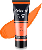Artecho Orange Acrylic Paint, Art Craft Paints by Artecho
