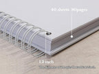 potricher 12 x 12 Inch Large DIY Scrapbook Photo Album 80 Pages Thick Kraft - Image 4