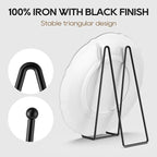3 Pack 12 Inch Plate Stands for Display - Image 3