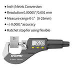 GRENPRO Digital Micrometer Measuring Tool, Professional Inch/Metric Precision - Image 8