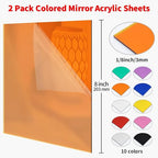 Mirror Acrylic Sheets 1/8 ” Thick - Image 2