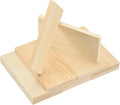 MECCANIXITY 10Pcs Wood Strips Slats, 1/4" x 2" x 4" Thin Wood Sticks Flat by MECCANIXITY