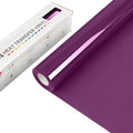 VinylRus Heat Transfer Vinyl-12” x 15FT Maroon Iron on Vinyl Roll by VinylRus