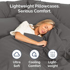 Body Pillowcases Set of 4-20x54 Long Body Pillow Case - Image 3