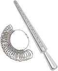 NIUPIKA Ring Sizer Measuring Tool Ring Mandrel Ring Measurer Ring Sizing Kit by NIUPIKA