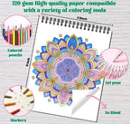 Kalysky Mandala Adult Coloring Book Set - Image 3