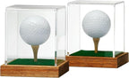 JupDec Golf Ball Display Case Clear Acrylic Memorabilia Stand Cube Holder by JupDec