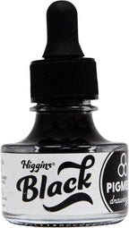 Higgins Black Pigmented Drawing Ink by Higgins