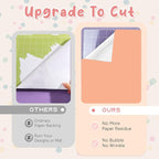 Tintnut Boho Permanent Adhesive Vinyl 8 Sheets 12"x10"Peachy Pink Vinyl | Solid - Image 4