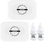 ForraFun 2 Pack 4 Inch Clear Embossing Ink Pad by Unknown