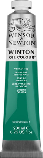 Winsor & Newton Winton Oil Color, 200ml Tube, Viridian Hue - Image 11