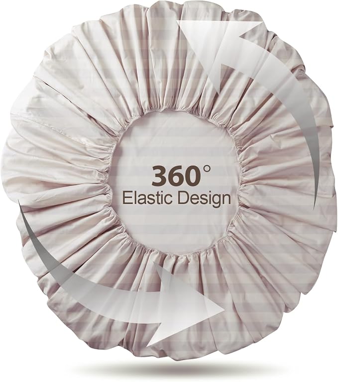 100% Egyptian Cotton Fitted Sheet CK Size, 600 Thread Count, Single Fitted - Image 7