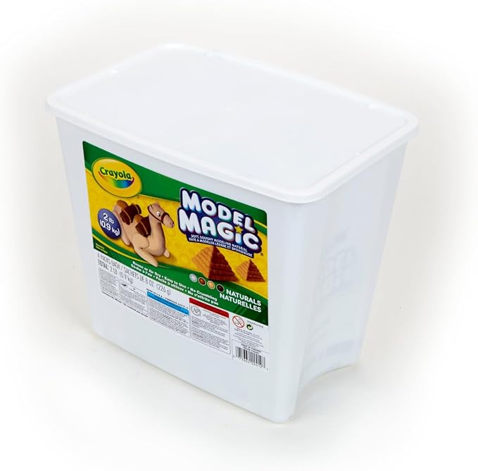 Crayola Model Magic Naturals, 4 Packs, Bulk Modeling Clay Alternative, Craft - Image 4