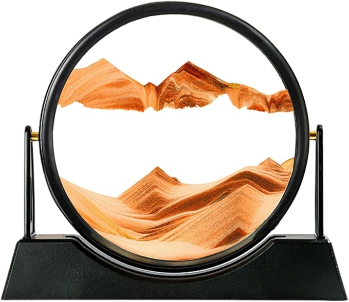ZSDSZDZY Moving Sand Art Picture Liquid Motion, 3D Quicksand Décor, Deep Sea by Unknown