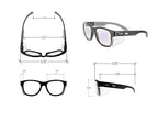 MAGID Y50 Safety Glasses for Construction | Black Frame — 2 Pairs, ANSI Z87.1+ - Image 5