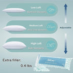 Rainmr Pillow King Size Memory Foam - Image 6