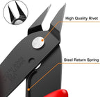 BOENFU Precision Wire Cutter Zip Tie Cutters Flush Cutters Nippers Small Side - Image 3