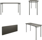 COSCO 20" x 48" Vinyl Top Folding Table - Image 4