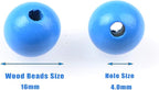AD Beads Large Hole Wood Spacer Wooden Jewelry Making Bracelet Necklace - Image 2
