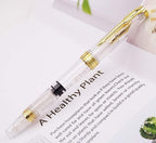 Lanxivi Yongsheng 3011 Demonstrator Clear Classical Fountain Pen Fine Nib Arrow - Image 6