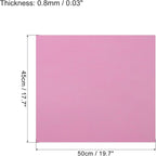 MECCANIXITY EVA Foam Sheets Light Pink 19.7 Inch x 17.7 Inch 0.8mm Thick Crafts - Image 2