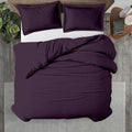 Kotton Culture 3 Pc Duvet Cover Queen Size/Full Size Set-100% Egyptian Cotton by KottonCulture