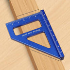 Imperial 3D Multi-Angle Measuring Ruler, 45/90 Degree Aluminum Alloy - Image 4