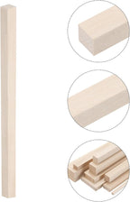 MECCANIXITY 6pcs Wood Sticks, 5/8"x 5/8" x 12" Rectangle Wooden Cube Wood - Image 3