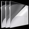 Roowest 3 Pcs 36 x 48 Inch, 1/4 Inch Thick Clear Acrylic Sheet Plastic Sheet by Roowest
