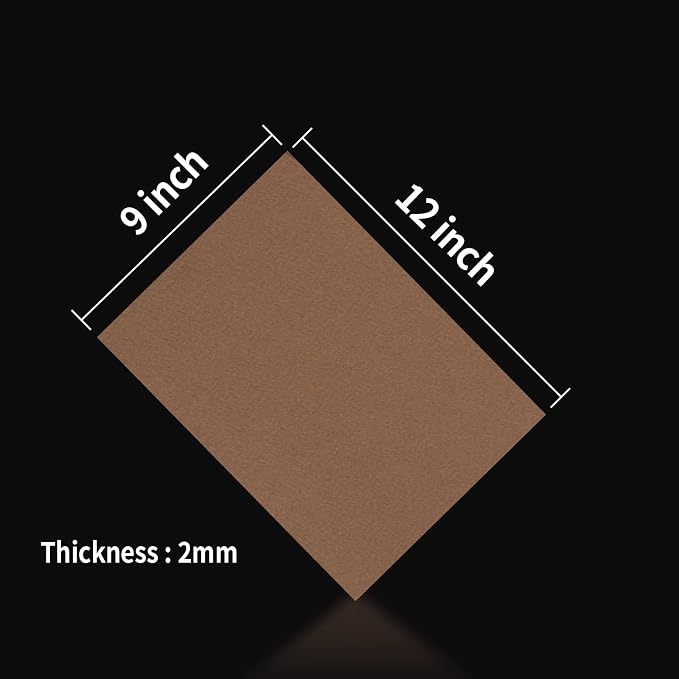 9 x 12 Inch Brown Foam Sheets Crafts, 2mm Thick. 25 Pack Premium Brown Foam - Image 2