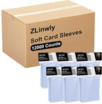 12000 Counts Card Sleeves for Trading Cards, Soft Penny Card Sleeves, Sports by ZLinwly
