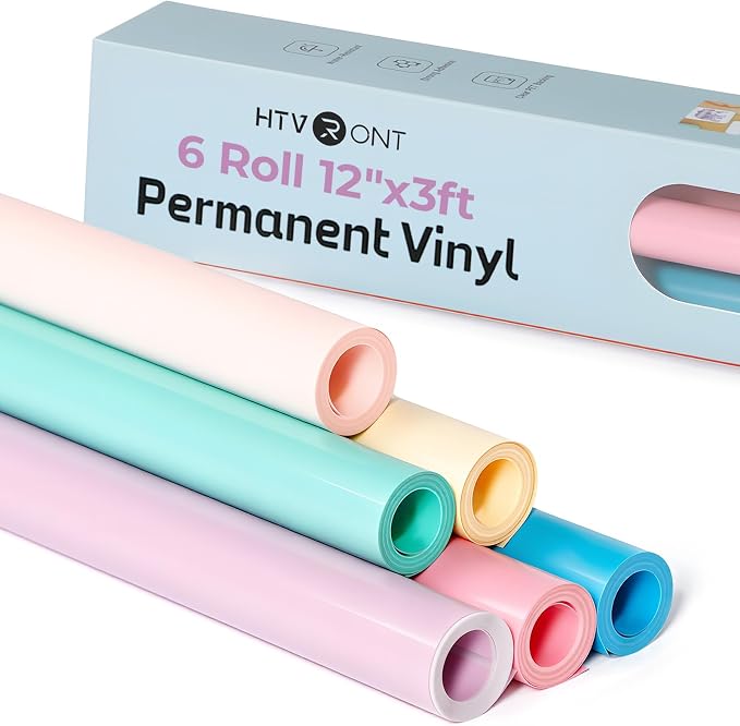 HTVRONT Pastel Permanent Vinyl by HTVRONT