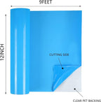 HTVVETUR HTV Vinyl Rolls Heat Transfer Vinyl - Image 2