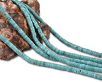 170pcs 5x2mm Natural Turquoise Heishi Disc Rondelle Spacer Stone Semi Precious - Image 3