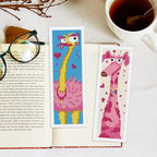 INFUNLY 6pcs Abstract Animal DIY Cross Stitch Bookmark Kits - Image 5