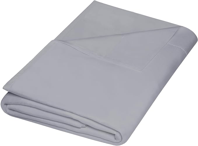 ZPECC Twin Flat Sheet Only 1 Pack, Durable Light Gray Top Bed Sheets by ZPECC-ABrandThatHasBeenFocusedOnBabyProductsFor18Years