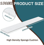 Frienda 1 Pack 144" x 16" x 0.4" Upholstery High Density Craft Sheets Cushion - Image 2