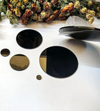 Set of 20 Black Acrylic Discs, 1/8" Thick Round Circle Blanks 5" Diameter - Image 2
