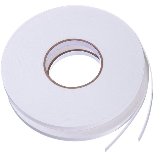 Tatuo 2 Rolls Double Sided Foam Tape 3/8 Inch by 50 Feet White PE Foam Tape by Tatuo