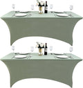 118 2-Pack 4ft Spandex Table Covers by Unknown