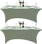 118 2-Pack 4ft Spandex Table Covers by Unknown