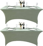 118 2-Pack 4ft Spandex Table Covers by Unknown