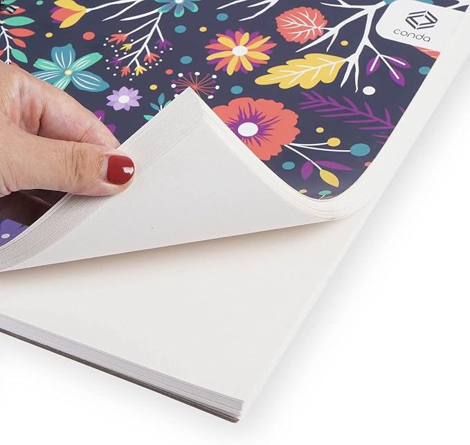 conda 8.5"x11" Sketch Book, 80 Sheets, Spiral Bound Artist Sketch Pad, Durable - Image 6