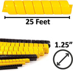 Electriduct 1.25 Inch Heavy Duty Spiral Wrap HDPE Flexible Plastic Cable Sleeve - Image 3